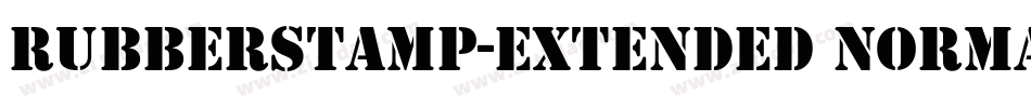 RubberStamp-Extended Normal字体转换